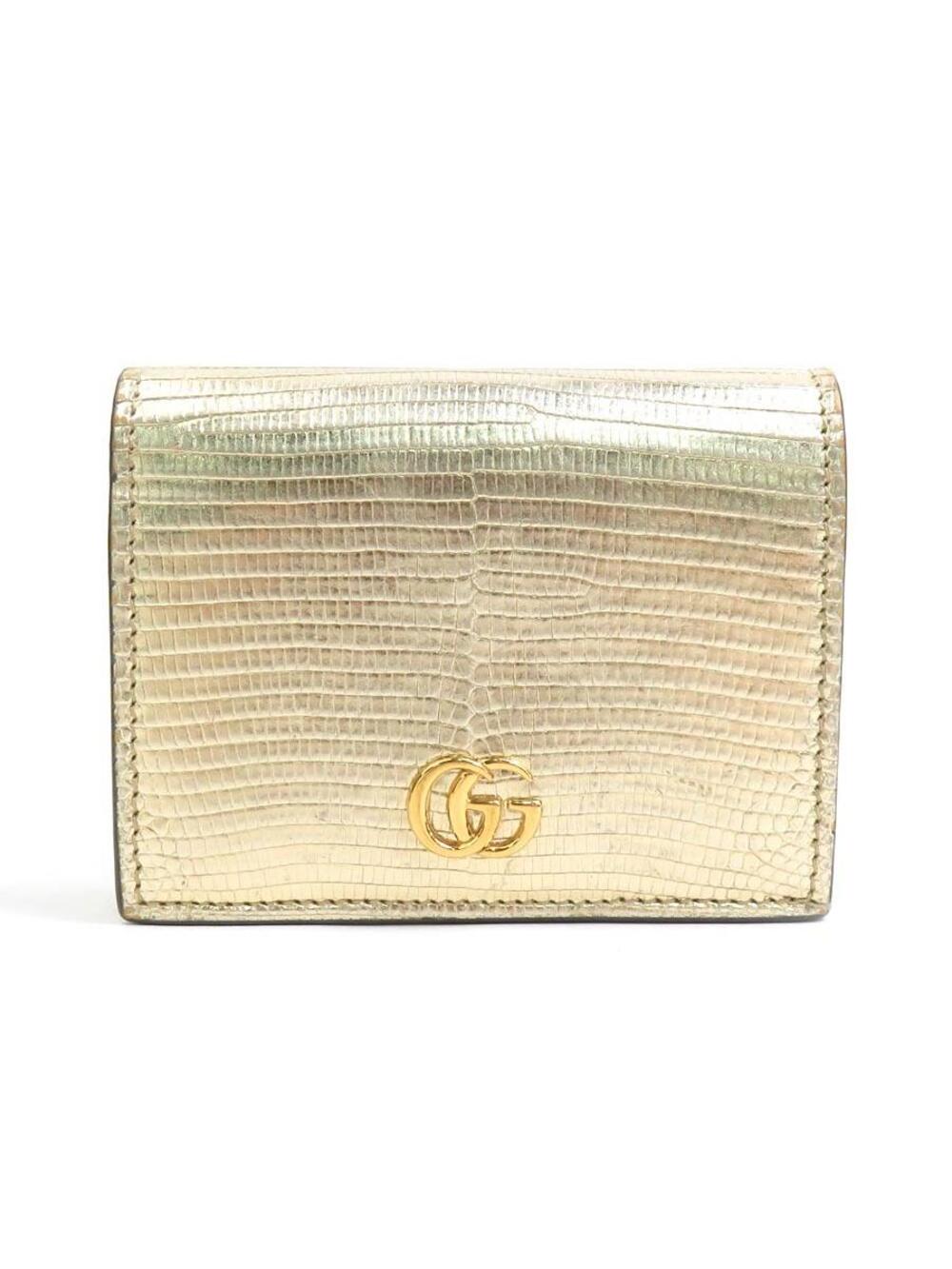 Auth Gucci Gg Marmont Bifold Wallet #363511G23B